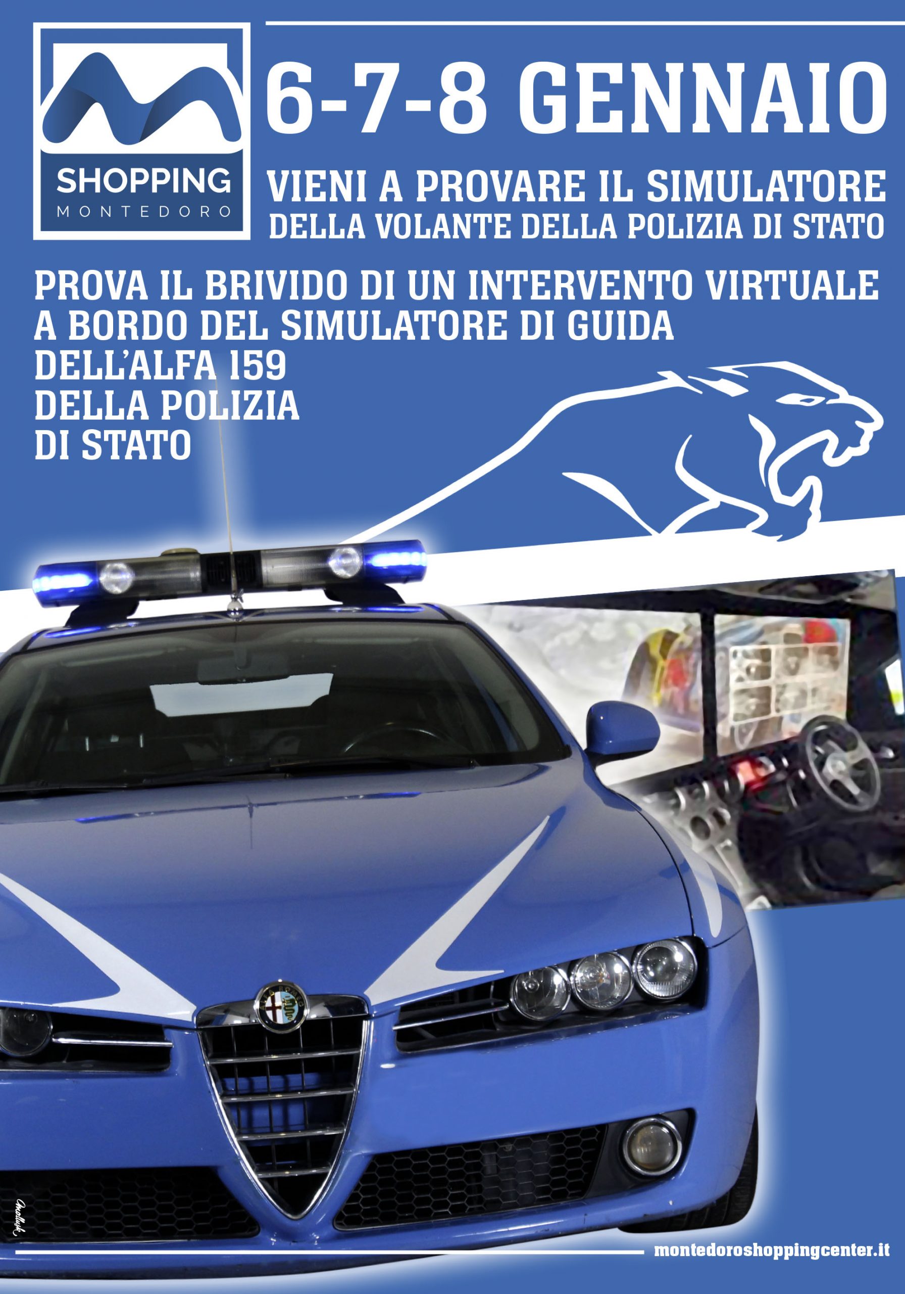 simulatore di guida Polizia di Stato